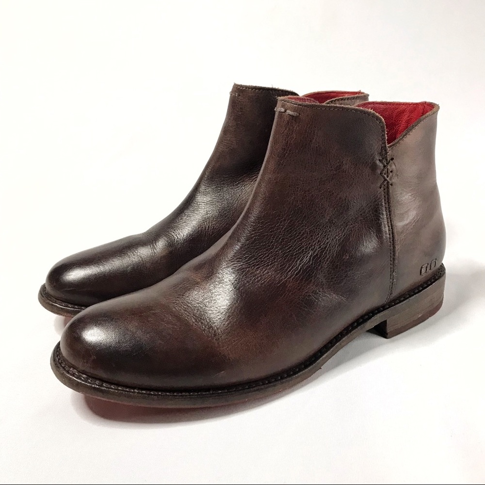Bed Stu Brown Ankle Boots
